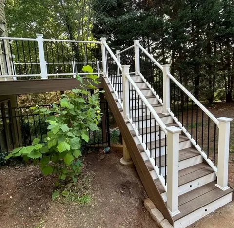 Deck construction project photograph 2